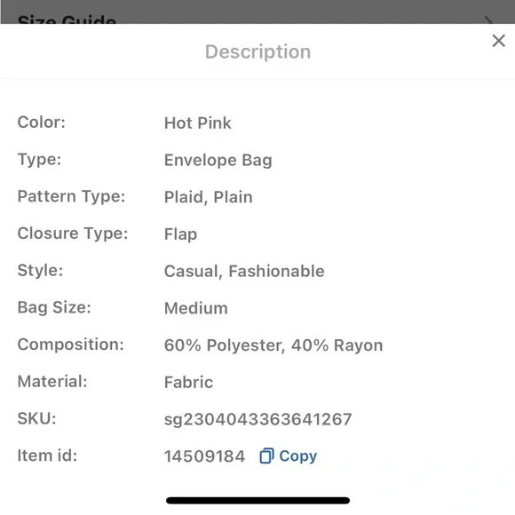 Hot Pink Chevron Envelope Bag - Medium Felt Flap - NWT - Picture 8 of 9